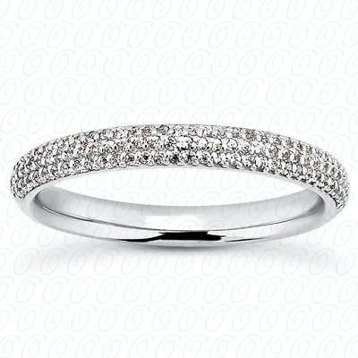 14 Karat White Gold  Cut Diamond Unique Engagement Ring 