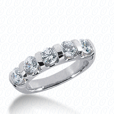 14 Karat White Gold  Cut Diamond Unique Engagement Ring 