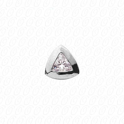14 Karat White Gold  Cut Diamond Unique Engagement Ring 