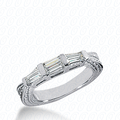 14 Karat White Gold  Cut Diamond Unique Engagement Ring 