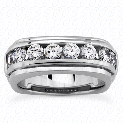 14 Karat White Gold  Cut Diamond Unique Engagement Ring 