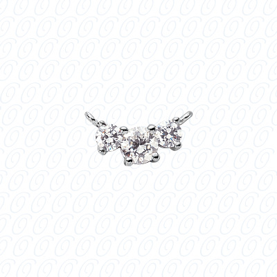 14 Karat White Gold  Cut Diamond Unique Engagement Ring 