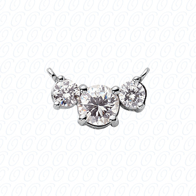 14 Karat White Gold  Cut Diamond Unique Engagement Ring 