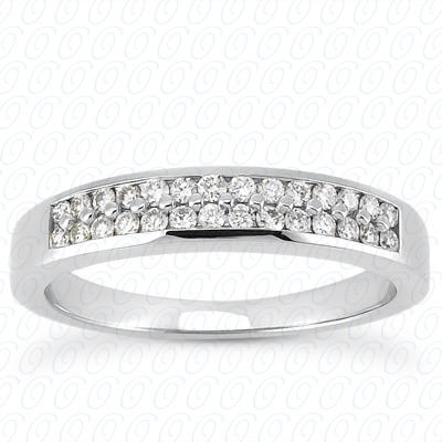 14 Karat White Gold  Cut Diamond Unique Engagement Ring 