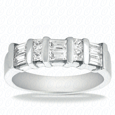 14 Karat White Gold  Cut Diamond Unique Engagement Ring 