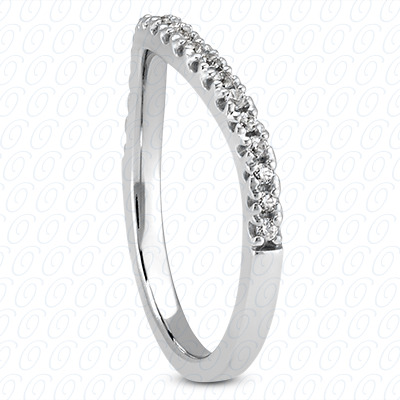 14 Karat White Gold  Cut Diamond Unique Engagement Ring 