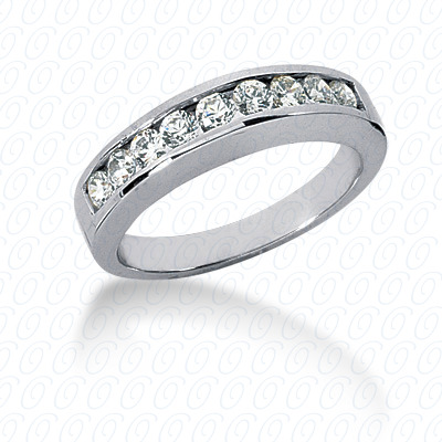 14 Karat White Gold  Cut Diamond Unique Engagement Ring 