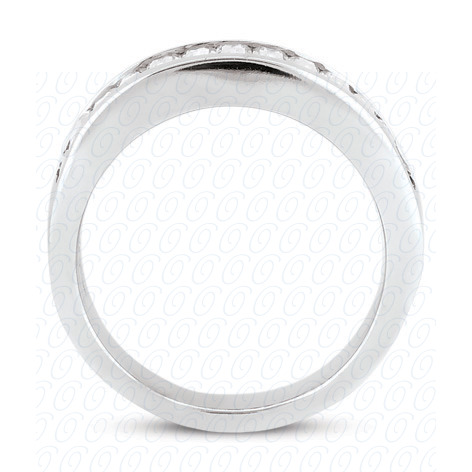 14 Karat White Gold  Cut Diamond Unique Engagement Ring 