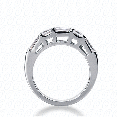 14 Karat White Gold  Cut Diamond Unique Engagement Ring 