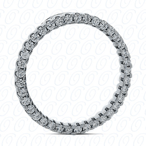 14 Karat White Gold  Cut Diamond Unique Engagement Ring 