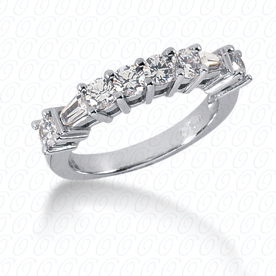 14 Karat White Gold  Cut Diamond Unique Engagement Ring 