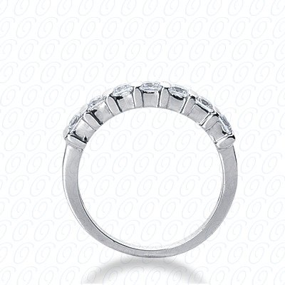 14 Karat White Gold  Cut Diamond Unique Engagement Ring 