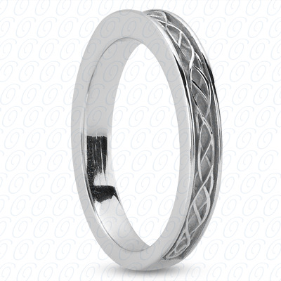14 Karat White Gold  Cut Diamond Unique Engagement Ring 