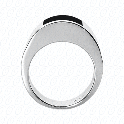 14 Karat White Gold  Cut Diamond Unique Engagement Ring 