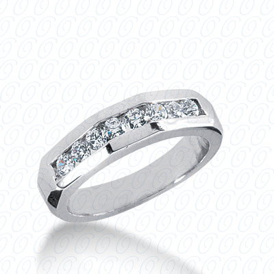 14 Karat White Gold  Cut Diamond Unique Engagement Ring 