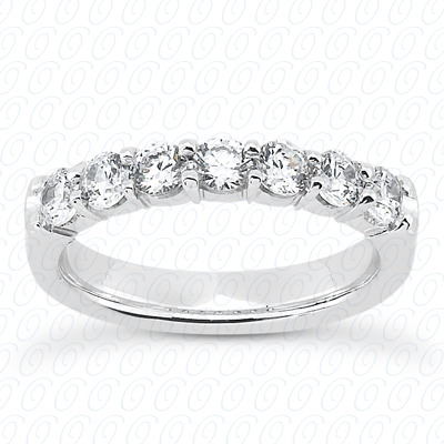 14 Karat White Gold  Cut Diamond Unique Engagement Ring 
