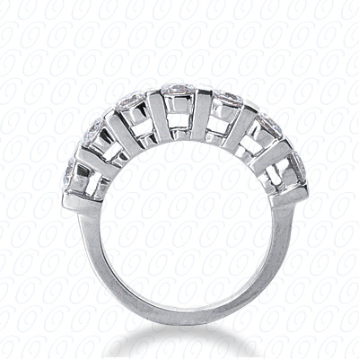 14 Karat White Gold  Cut Diamond Unique Engagement Ring 