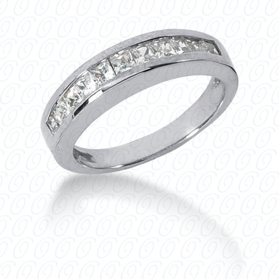 14 Karat White Gold  Cut Diamond Unique Engagement Ring 