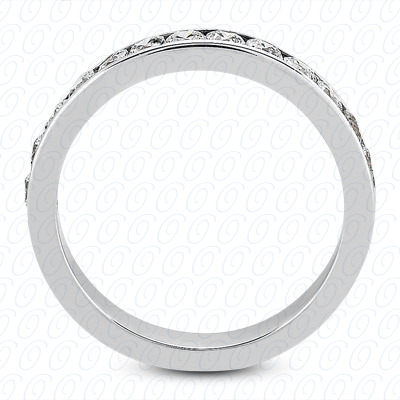14 Karat White Gold  Cut Diamond Unique Engagement Ring 