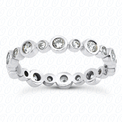 14 Karat White Gold  Cut Diamond Unique Engagement Ring 