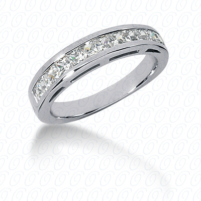 14 Karat White Gold  Cut Diamond Unique Engagement Ring 