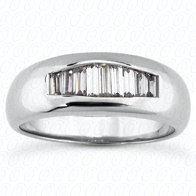 14 Karat White Gold  Cut Diamond Unique Engagement Ring 