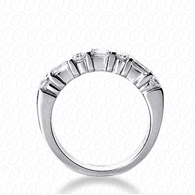 14 Karat White Gold  Cut Diamond Unique Engagement Ring 