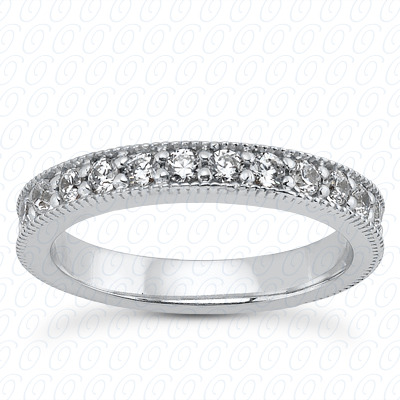 14 Karat White Gold  Cut Diamond Unique Engagement Ring 
