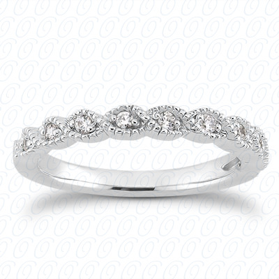 14 Karat White Gold  Cut Diamond Unique Engagement Ring 