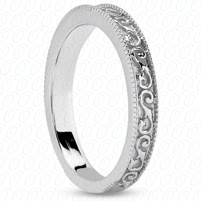 14 Karat White Gold  Cut Diamond Unique Engagement Ring 