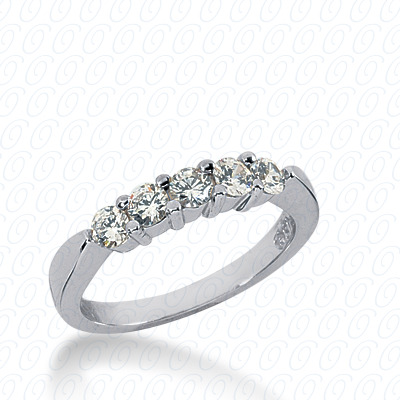 14 Karat White Gold  Cut Diamond Unique Engagement Ring 