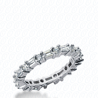 14 Karat White Gold  Cut Diamond Unique Engagement Ring 
