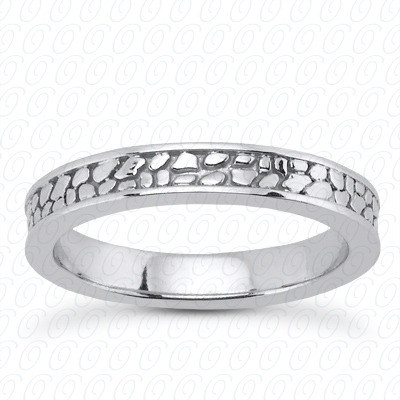 14 Karat White Gold  Cut Diamond Unique Engagement Ring 