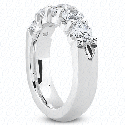 14 Karat White Gold  Cut Diamond Unique Engagement Ring 