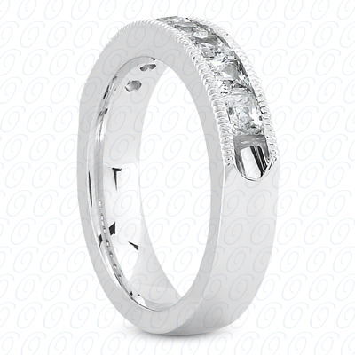 14 Karat White Gold  Cut Diamond Unique Engagement Ring 