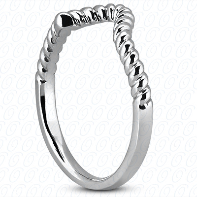14 Karat White Gold  Cut Diamond Unique Engagement Ring 