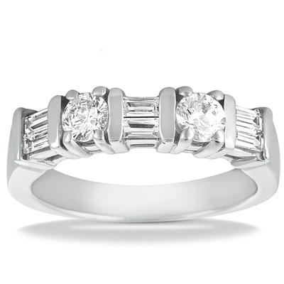14 Karat White Gold  Cut Diamond Unique Engagement Ring 