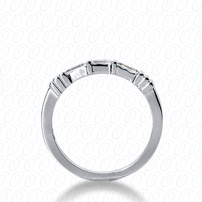 14 Karat White Gold  Cut Diamond Unique Engagement Ring 
