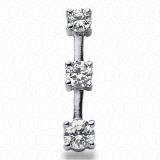 14 Karat White Gold  Cut Diamond Unique Engagement Ring 