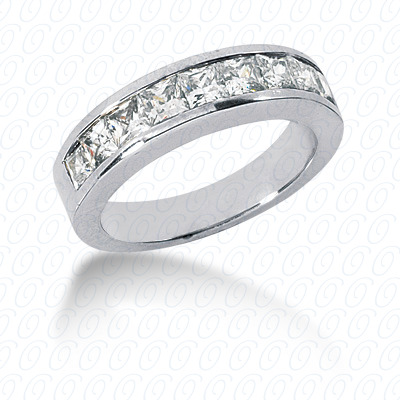 14 Karat White Gold  Cut Diamond Unique Engagement Ring 