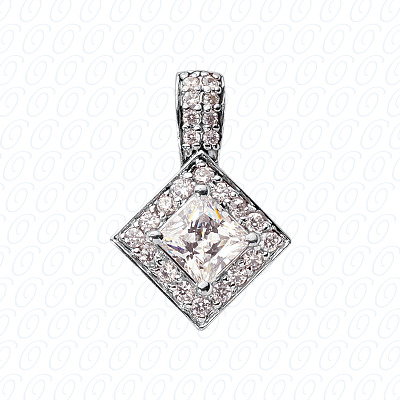14 Karat White Gold  Cut Diamond Unique Engagement Ring 