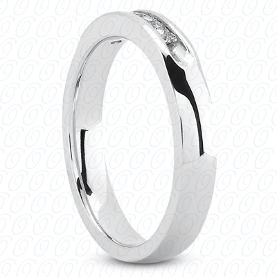 14 Karat White Gold  Cut Diamond Unique Engagement Ring 