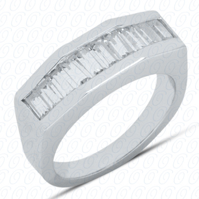 14 Karat White Gold  Cut Diamond Unique Engagement Ring 