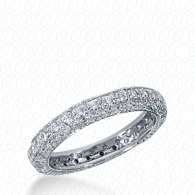 14 Karat White Gold  Cut Diamond Unique Engagement Ring 