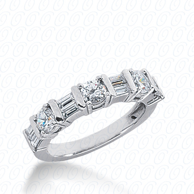 14 Karat White Gold  Cut Diamond Unique Engagement Ring 