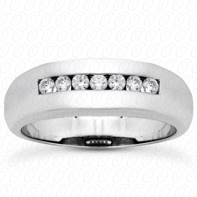 14 Karat White Gold  Cut Diamond Unique Engagement Ring 