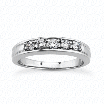 14 Karat White Gold  Cut Diamond Unique Engagement Ring 