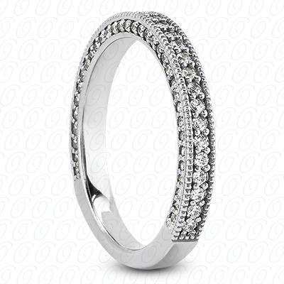 14 Karat White Gold  Cut Diamond Unique Engagement Ring 
