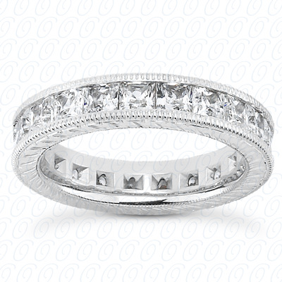 14 Karat White Gold  Cut Diamond Unique Engagement Ring 