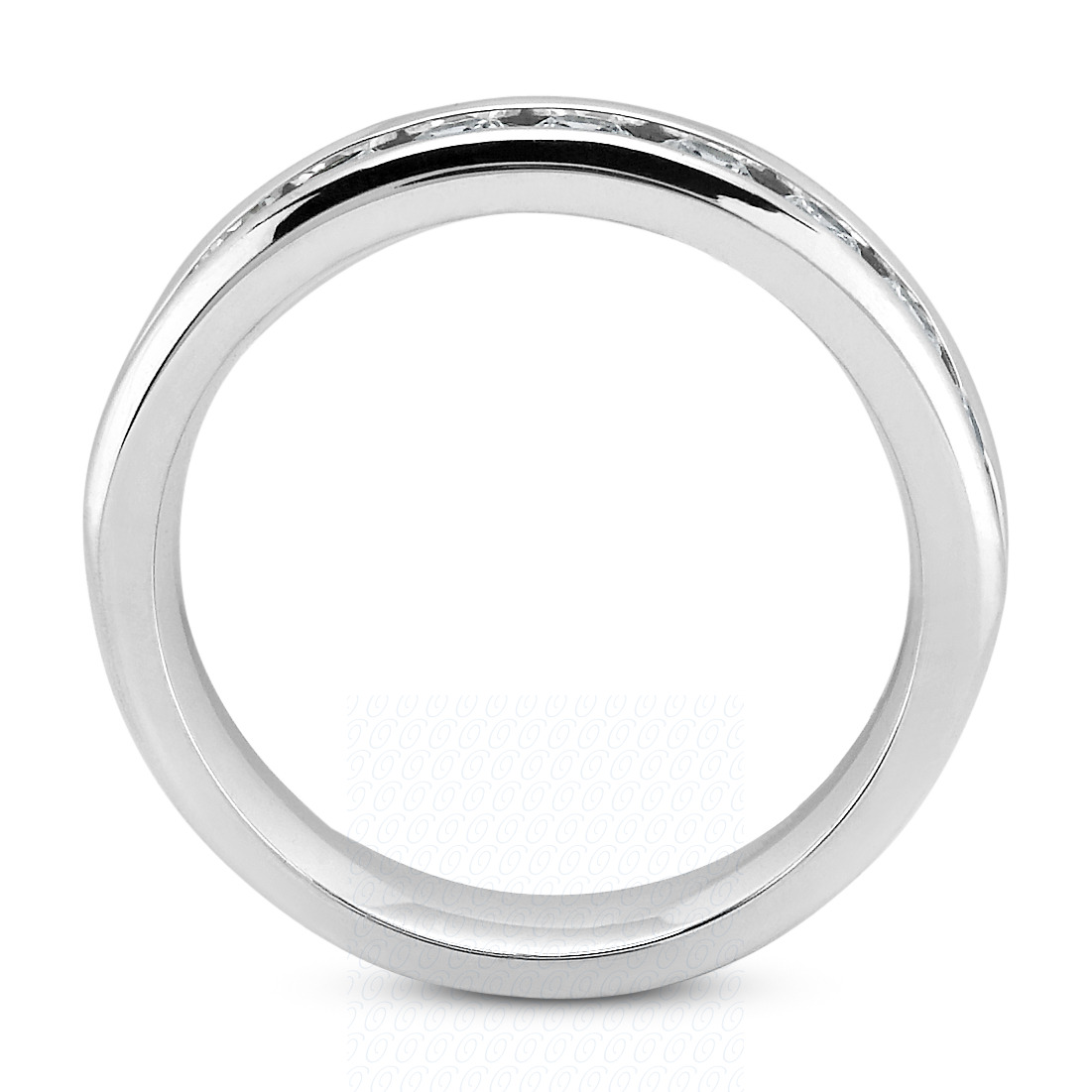 14 Karat White Gold  Cut Diamond Unique Engagement Ring 